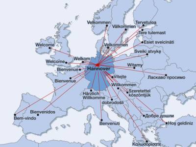 Hannover - in der Mitte Europas