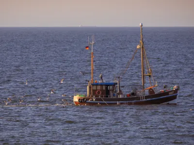Krabbenfang vor Wangerooge
