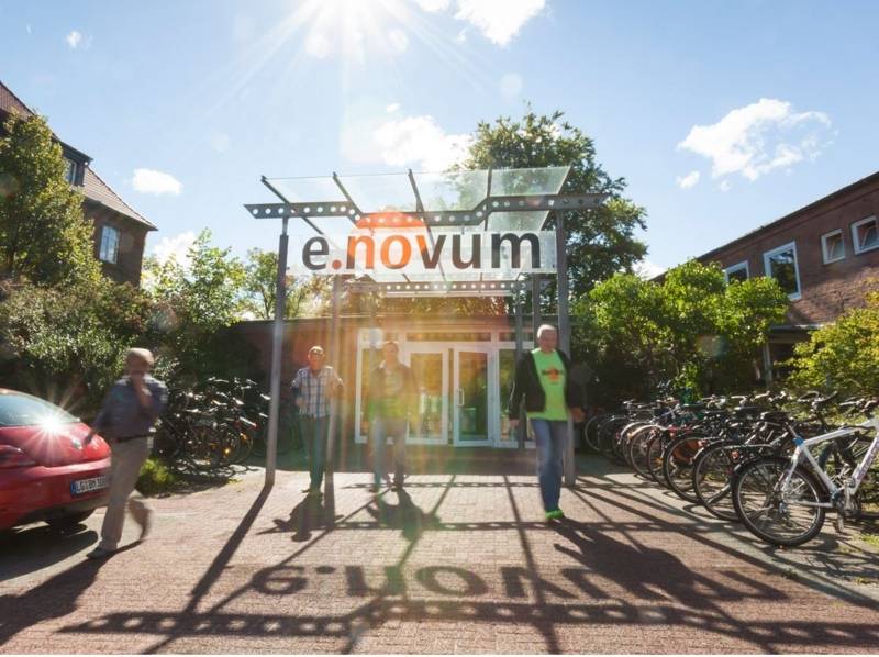 Der Eingang zum e.novum-Coworking-Space in Lüneburg.